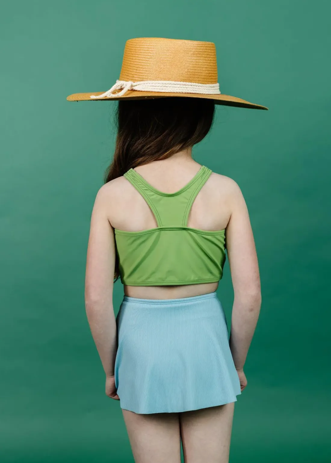 Kortni Jeane Sweet Pea Green | Mini Racer Back Top SweetPeaGreen Fashion