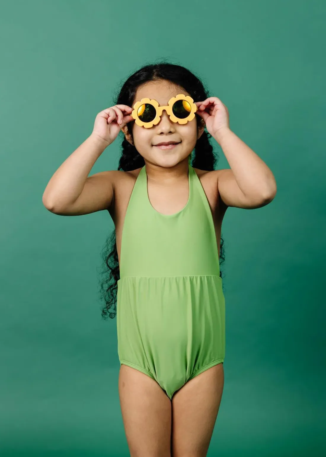Kortni Jeane Sweet Pea Green | Mini Romper One-Piece SweetPeaGreen Fashion