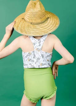 Kortni Jeane Sweet Pea Green | Youth All Ruffled Up Bottoms SweetPeaGreen Sale