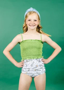 Kortni Jeane Sweet Pea Green | Youth Bandeau Top Best