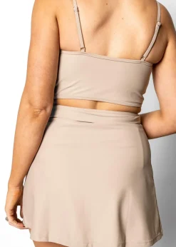 Kortni Jeane | Detached High-Waisted Skirt Taupe New