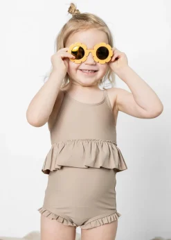Kortni Jeane | Mini All Ruffled Up Bottoms Taupe Sale
