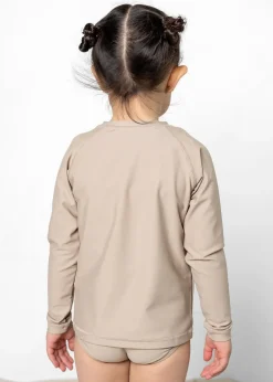 Kortni Jeane | Mini Rashguard Top (Unisex) Taupe Outlet
