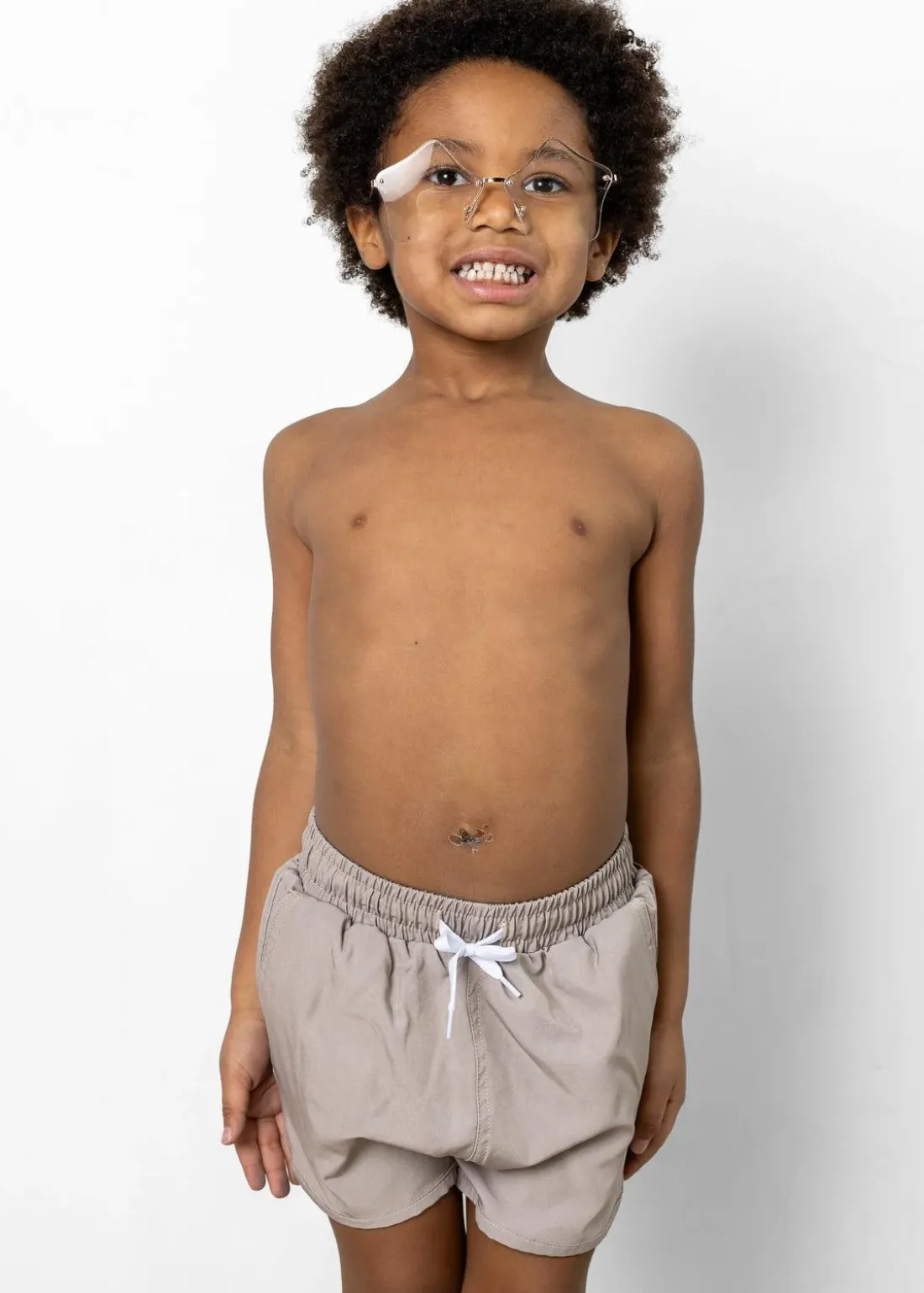 Kortni Jeane | Mini Retro Shorties Taupe Outlet