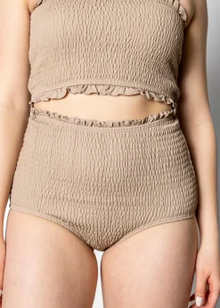 Kortni Jeane | Smocked Bottoms Taupe Best
