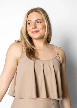 Kortni Jeane | Swing Top Taupe Outlet