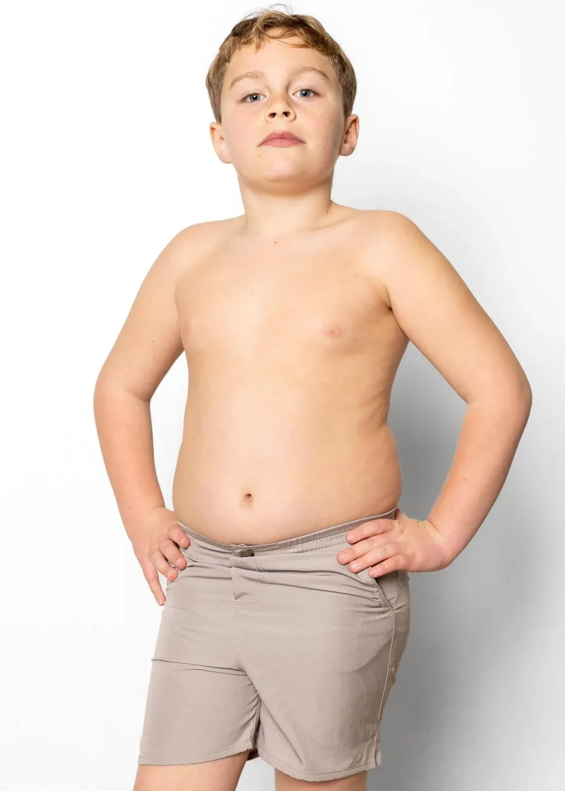 Kortni Jeane | Youth Boardies Taupe New