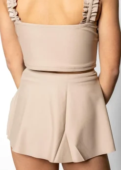 Kortni Jeane | Youth Detached Short Skirt Taupe Discount