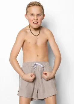 Kortni Jeane | Youth Retro Shorties Taupe Fashion