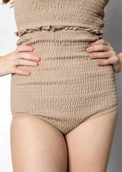 Kortni Jeane | Youth Smocked Bottoms Taupe Outlet