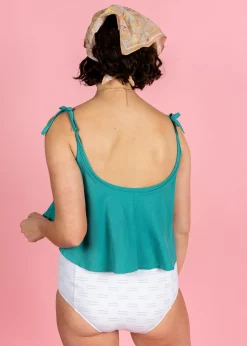 Kortni Jeane Taupe Dashes | High-Waisted Bottoms TaupeDashes Fashion