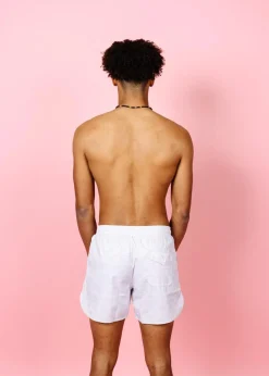 Kortni Jeane Taupe Dashes | Mens Retro Shorties TaupeDashes New
