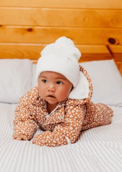 Kortni Jeane The Marshmallow Snow Suit | Brown Ditsy Floral brown_ditsy_floral Hot