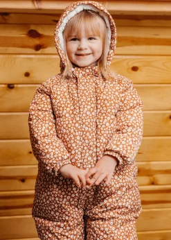 Kortni Jeane The Marshmallow Snow Suit | Brown Ditsy Floral brown_ditsy_floral Hot