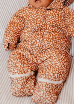 Kortni Jeane The Marshmallow Snow Suit | Brown Ditsy Floral brown_ditsy_floral Hot