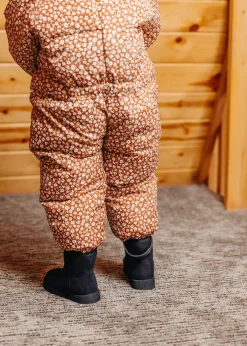 Kortni Jeane The Marshmallow Snow Suit | Brown Ditsy Floral brown_ditsy_floral Hot