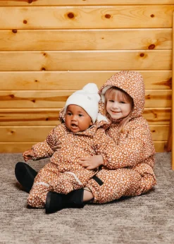 Kortni Jeane The Marshmallow Snow Suit | Brown Ditsy Floral brown_ditsy_floral Hot