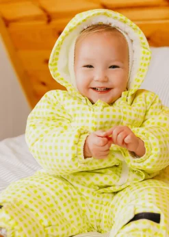 Kortni Jeane The Marshmallow Snow Suit | Citron Gingham citron_gingham New