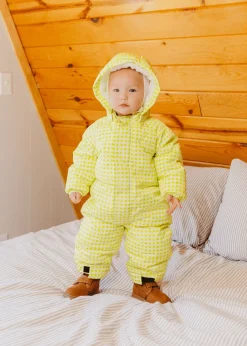 Kortni Jeane The Marshmallow Snow Suit | Citron Gingham citron_gingham New