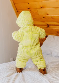 Kortni Jeane The Marshmallow Snow Suit | Citron Gingham citron_gingham New