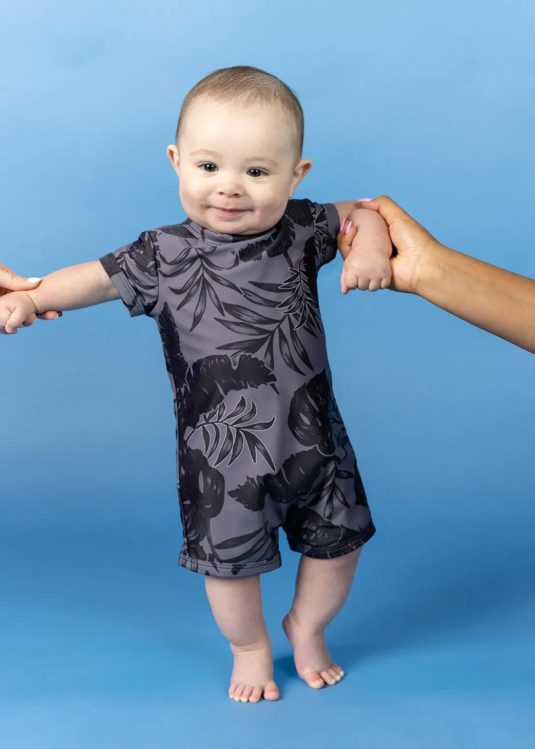 Kortni Jeane Tropical Night | Baby Shorties Rashguard (Unisex) TropicalNight Fashion