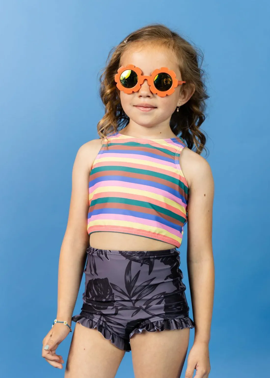 Kortni Jeane Tropical Night | Mini All Ruffled Up Bottoms TropicalNight Sale
