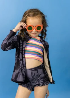 Kortni Jeane Tropical Night | Mini Rashguard Top (Unisex) TropicalNight Online