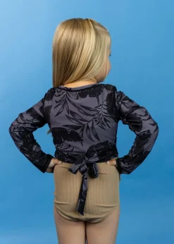 Kortni Jeane Tropical Night | Mini Wrap Top Rashguard TropicalNight Hot