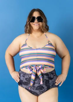 Kortni Jeane Tropical Night | Ruched Bottoms 2.0 TropicalNight Discount