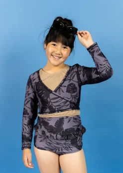 Kortni Jeane Tropical Night | Youth Mid-Ruffle Bottoms TropicalNight Clearance