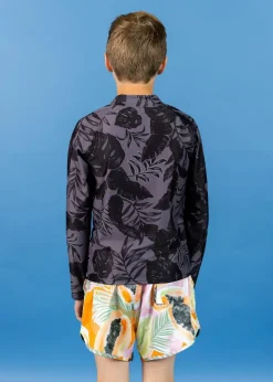 Kortni Jeane Tropical Night | Youth Rashguard Top (Unisex) TropicalNight New