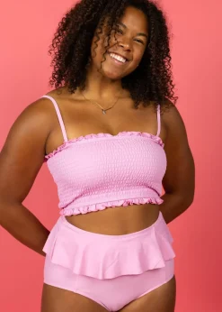 Kortni Jeane Ultimate Pink | Bandeau Top UltimatePink Hot