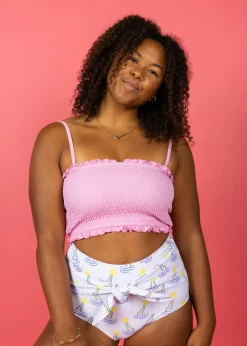 Kortni Jeane Ultimate Pink | Bandeau Top UltimatePink Hot
