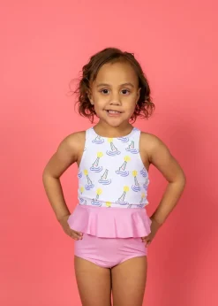 Kortni Jeane Ultimate Pink | Mini Peplum Bottoms UltimatePink Clearance