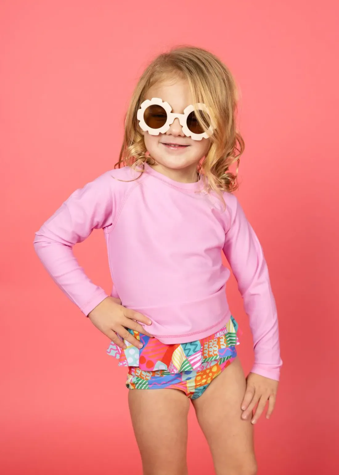 Kortni Jeane Ultimate Pink | Mini Rashguard Top (Unisex) UltimatePink Sale