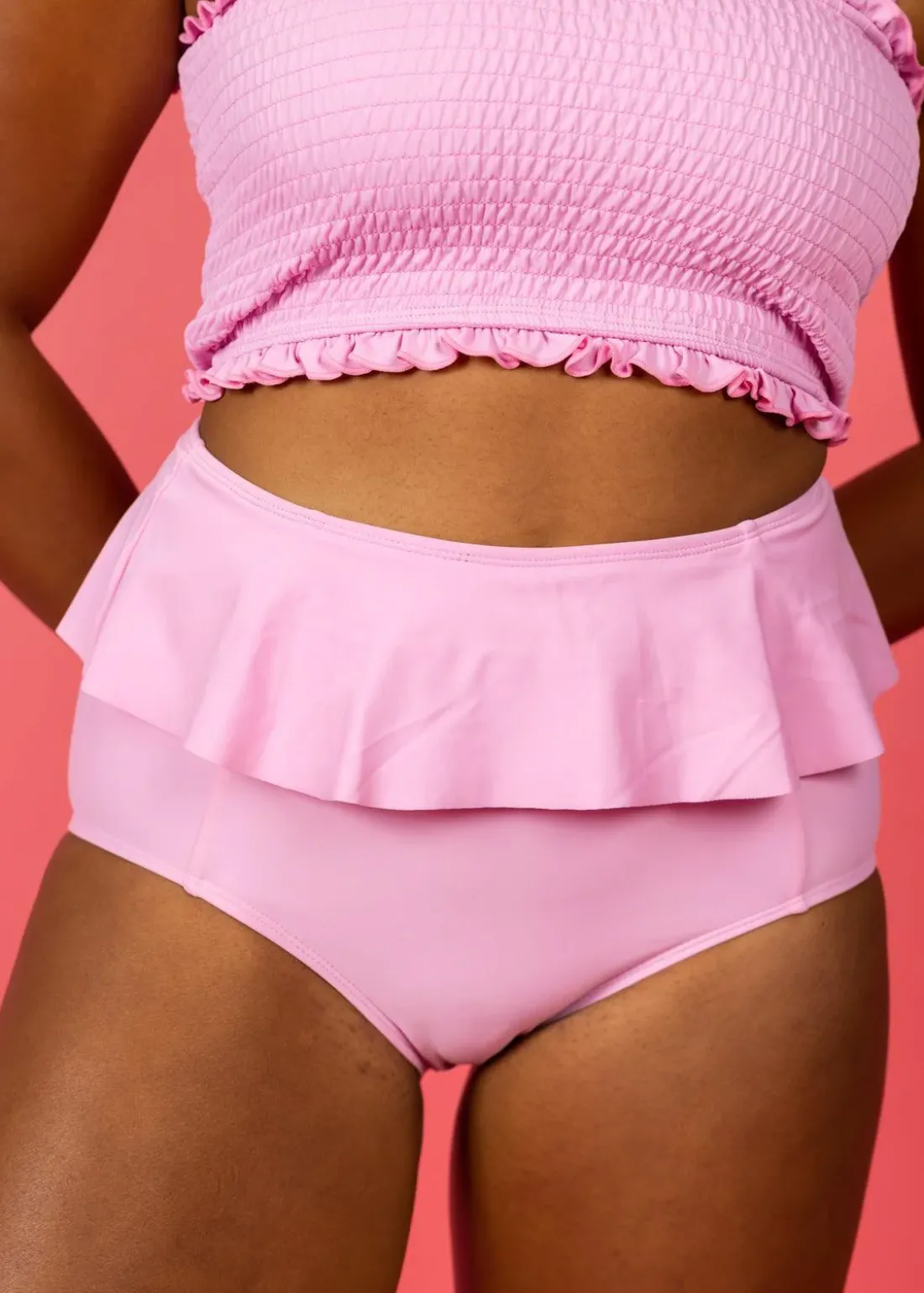 Kortni Jeane Ultimate Pink | Peplum Bottoms UltimatePink New