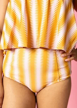Kortni Jeane Vintage Triangles | Extended High-Waisted Bottoms VintageTriangles Online