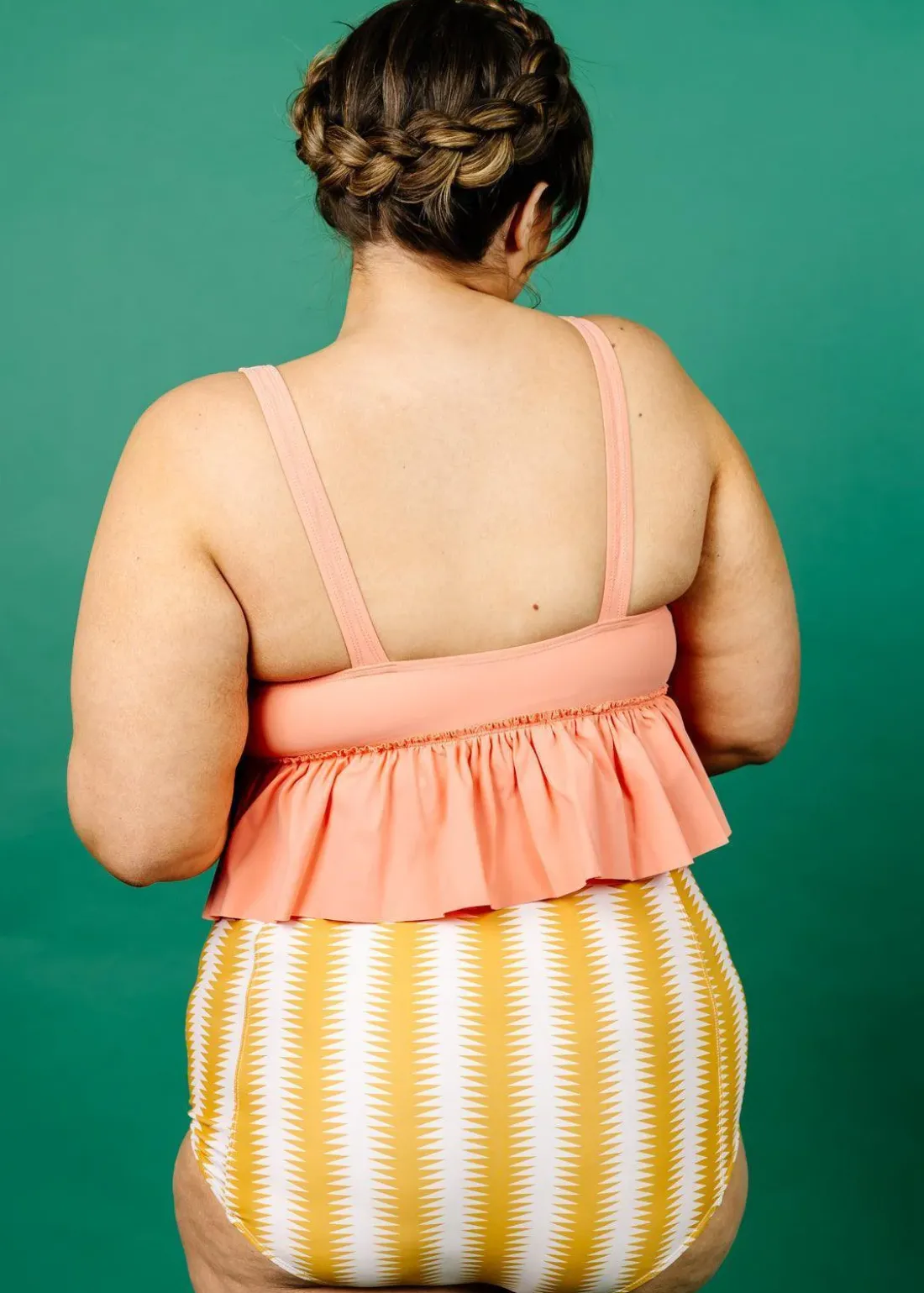 Kortni Jeane Vintage Triangles | Extended High-Waisted Bottoms VintageTriangles Online