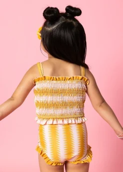 Kortni Jeane Vintage Triangles | Mini All Ruffled Up Bottoms VintageTriangles Discount