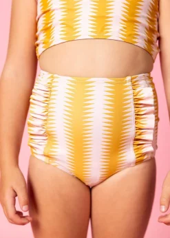 Kortni Jeane Vintage Triangles | Mini Down in Front Ruffle Bottoms VintageTriangles Fashion