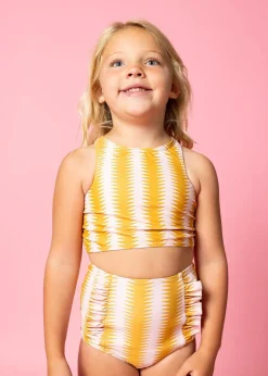 Kortni Jeane Vintage Triangles | Mini Down in Front Ruffle Bottoms VintageTriangles Fashion