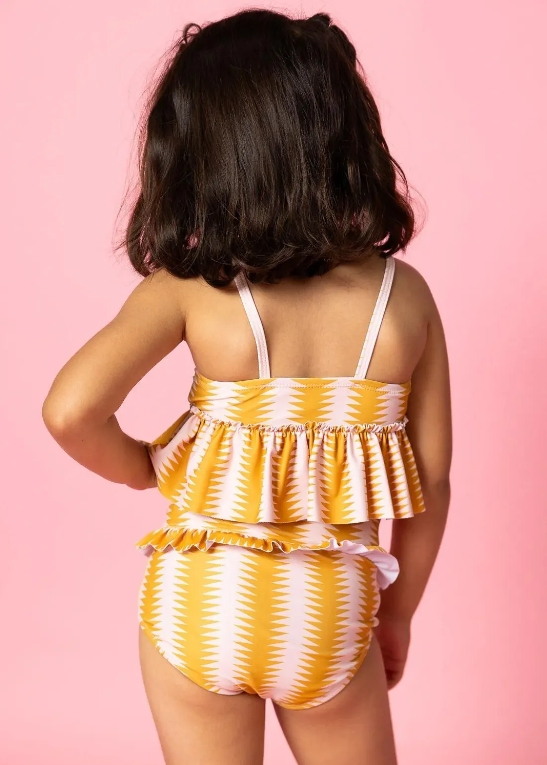 Kortni Jeane Vintage Triangles | Mini Peplum Top VintageTriangles Hot