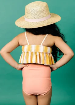 Kortni Jeane Vintage Triangles | Mini Peplum Top VintageTriangles Hot