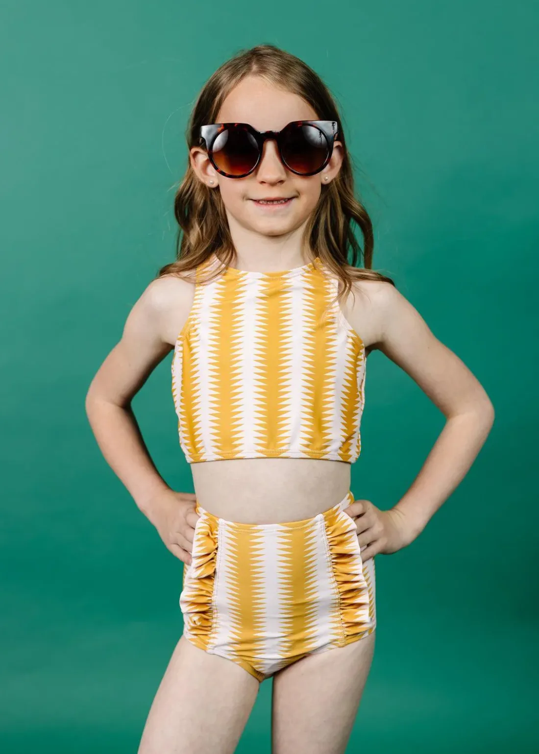 Kortni Jeane Vintage Triangles | Mini Racer Back Top VintageTriangles Online