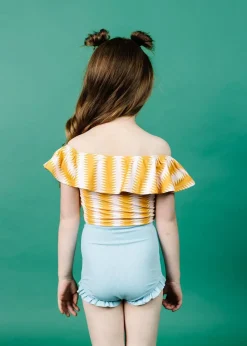 Kortni Jeane Vintage Triangles | Mini Ruffled Around Top VintageTriangles Hot