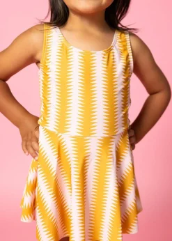 Kortni Jeane Vintage Triangles | Mini Skirted One-Piece VintageTriangles Outlet
