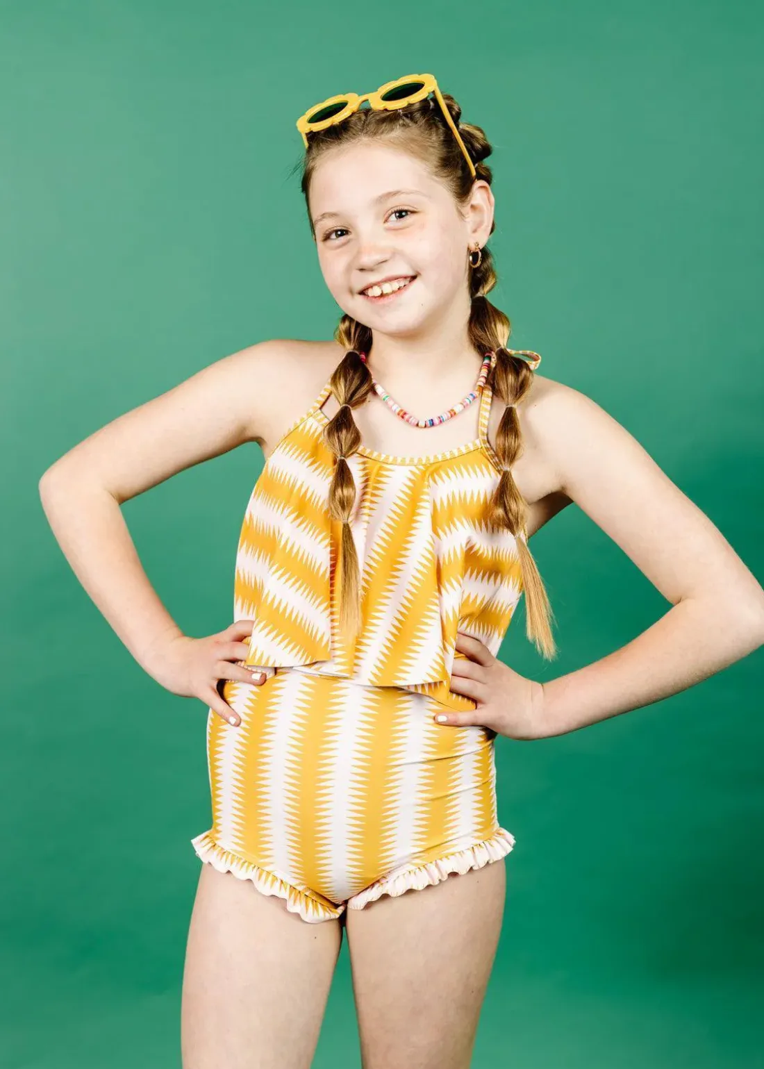 Kortni Jeane Vintage Triangles | Youth All Ruffled Up Bottoms VintageTriangles Fashion