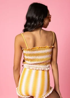 Kortni Jeane Vintage Triangles | Youth Bandeau Top VintageTriangles Sale