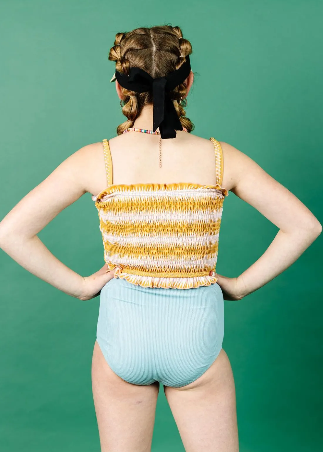 Kortni Jeane Vintage Triangles | Youth Bandeau Top VintageTriangles Sale