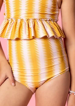 Kortni Jeane Vintage Triangles | Youth High-Waisted Bottoms VintageTriangles Clearance